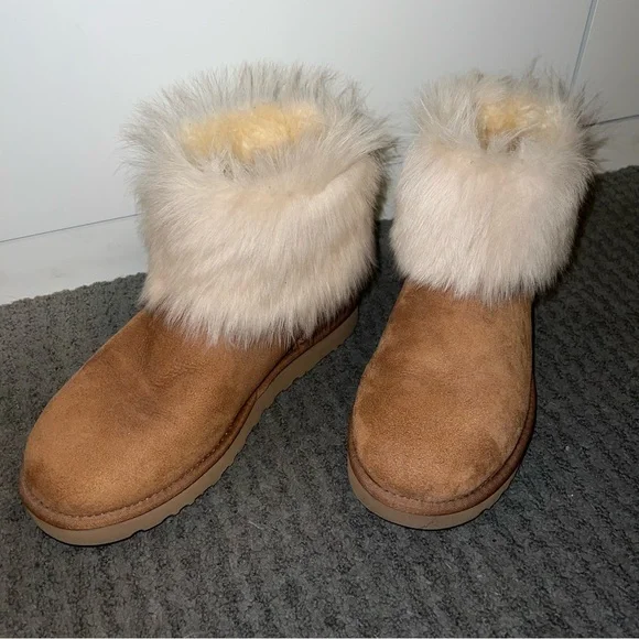 Ugg Boots mini with fur outside